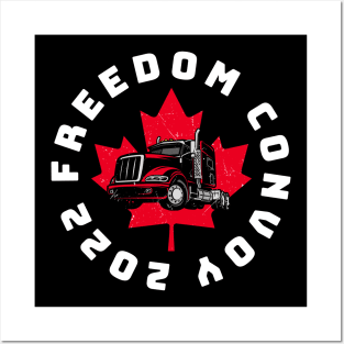 Canadanian Freedom Convoy 2022 Posters and Art